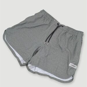 Legends Luka Shorts Mens Large 5" Inseam Green Athletic Gym Training Workout